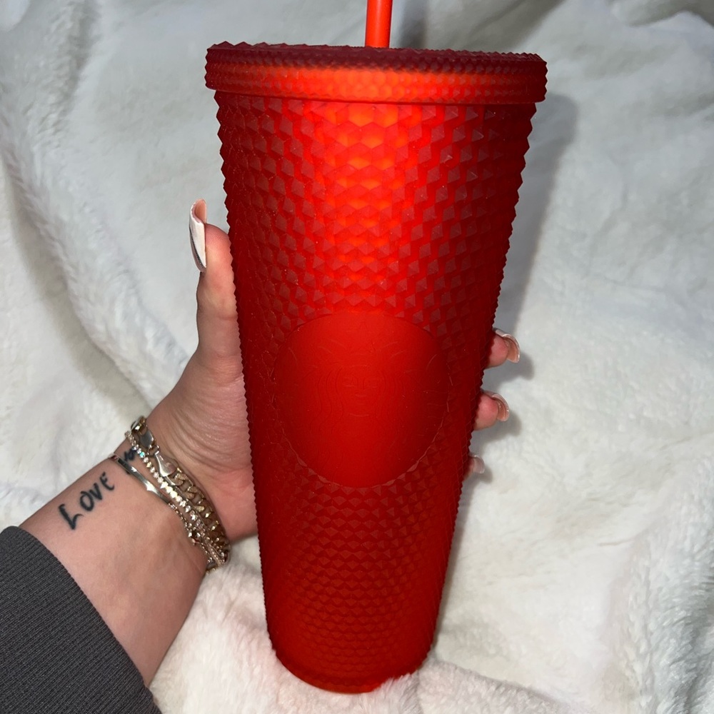 Studded matte Starbucks tumbler
